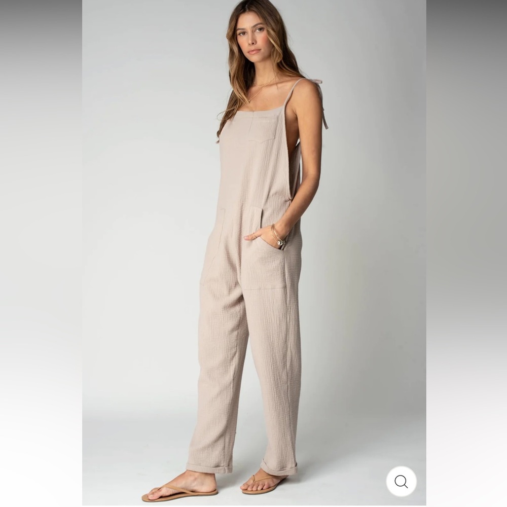 Women's Beige Jumpsuit